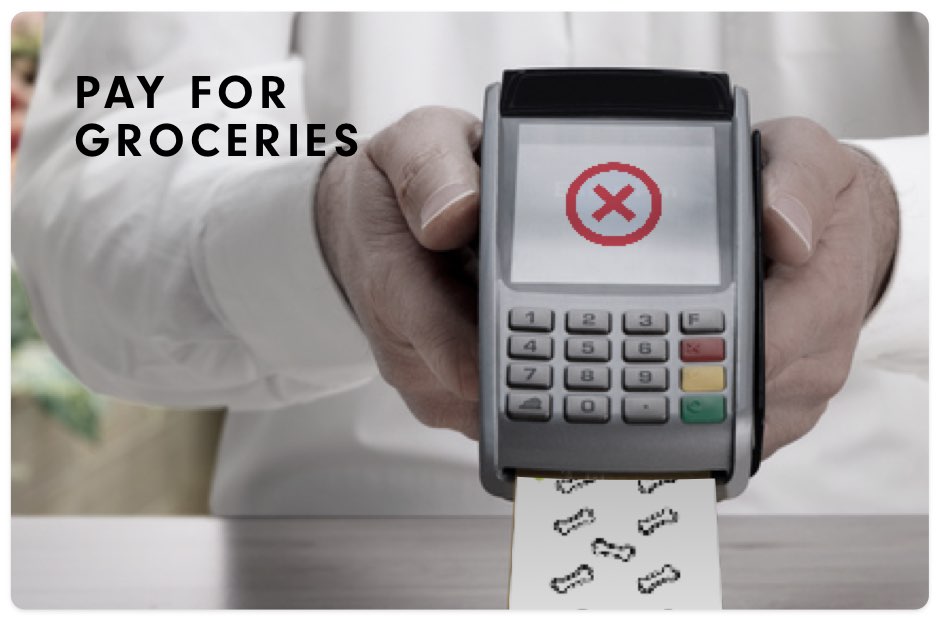Pay for groceries